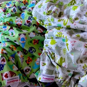 10 Blueberry pocket diapers! Clean!!